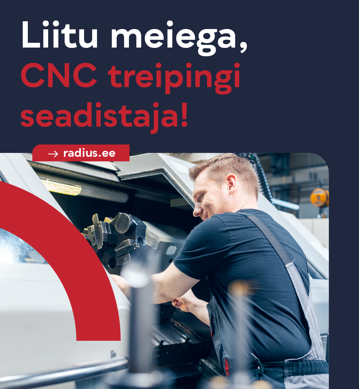 CNC treipingi seadistaja