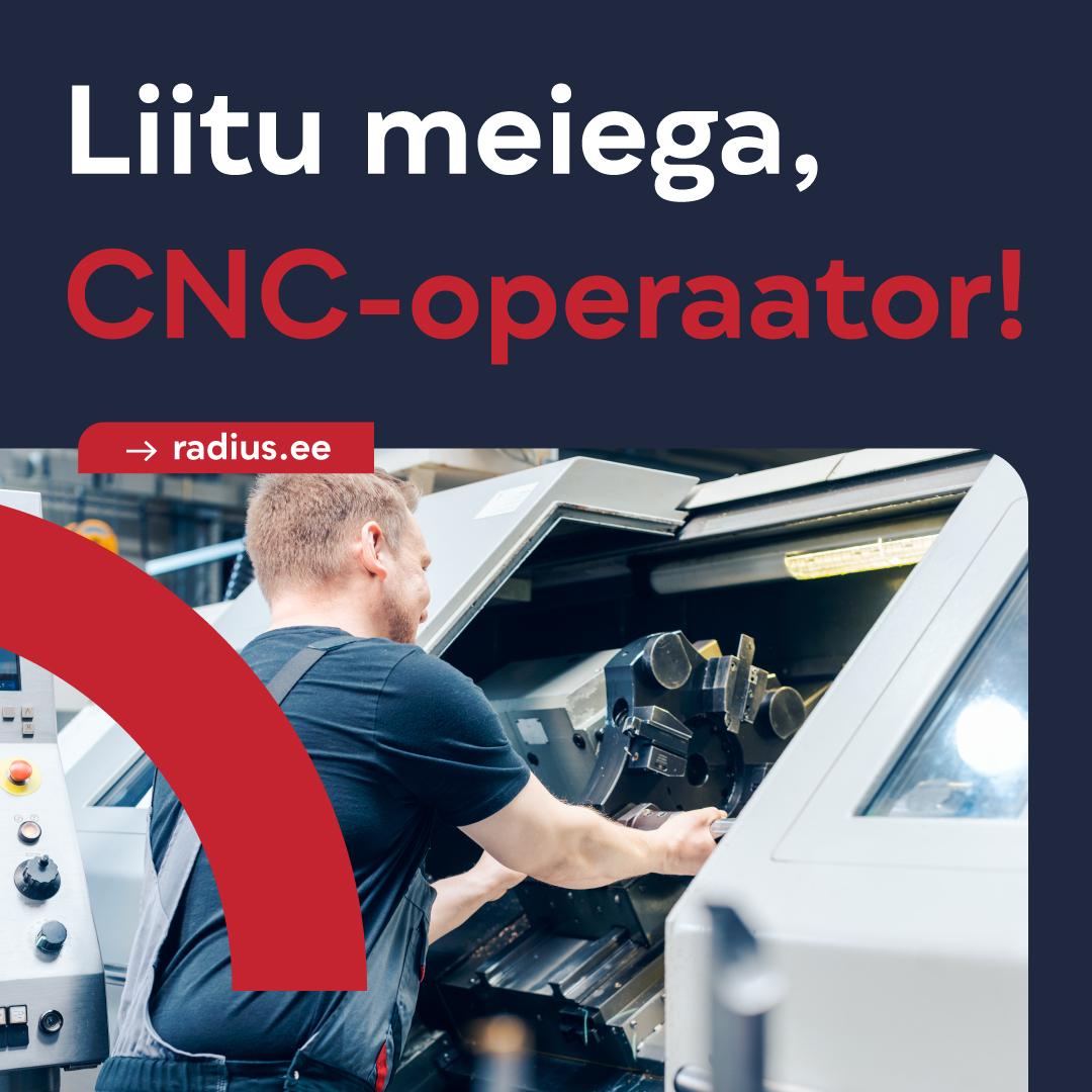 CNC pingi operaator seadistamas treipinki